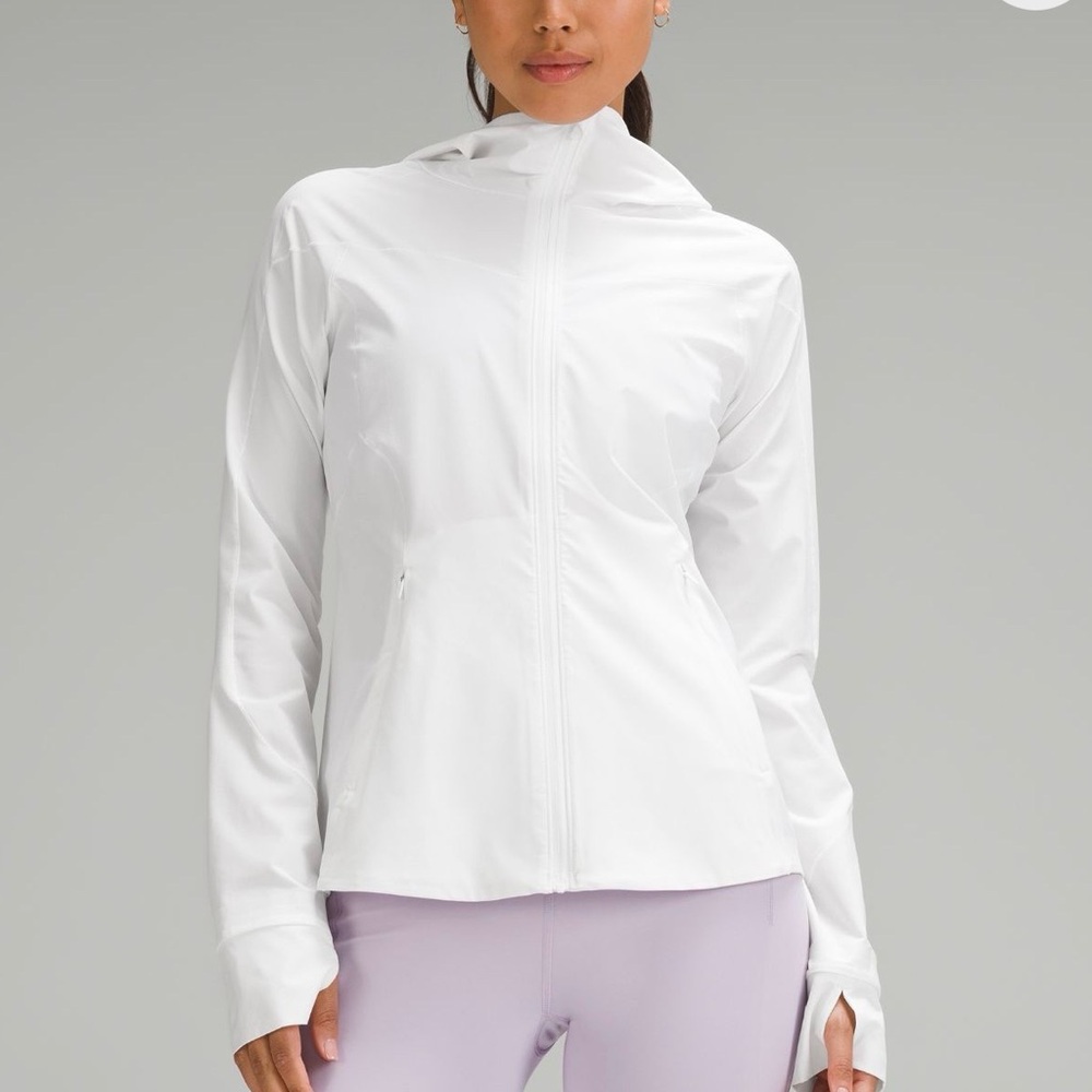 🎉Lululemon Athletica White Mist Over Windbreaker Jacket